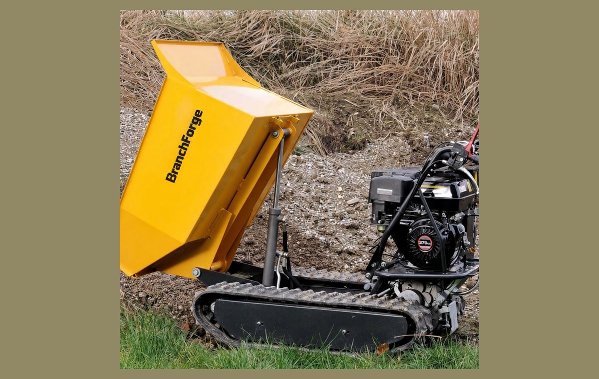 MD-500HPRO working on rough ground with the skip raised
